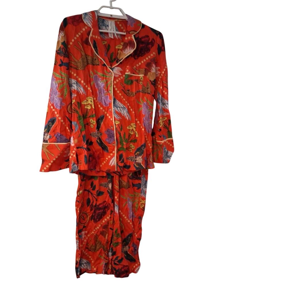 Rosa De Weerd Exclusively for Anthropologie pajamas womens XXS flannel modal bld
